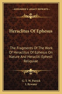 Front cover_Heraclitus of Ephesus
