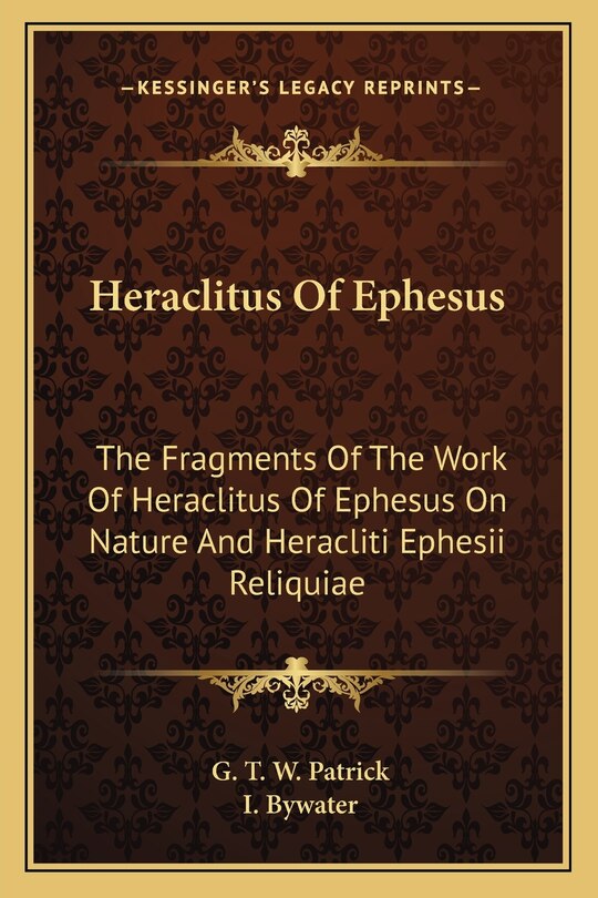 Front cover_Heraclitus of Ephesus