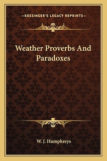 Weather Proverbs And Paradoxes