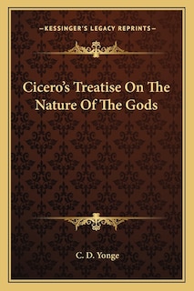 Front cover_Cicero's Treatise On The Nature Of The Gods