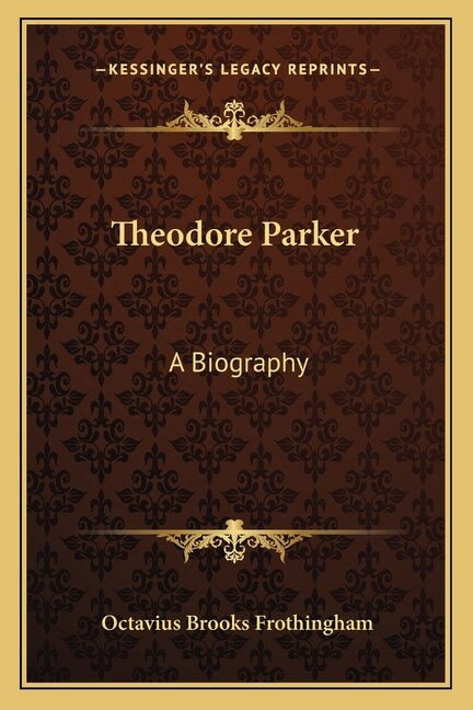 Front cover_Theodore Parker