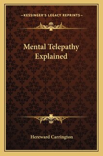 Front cover_Mental Telepathy Explained