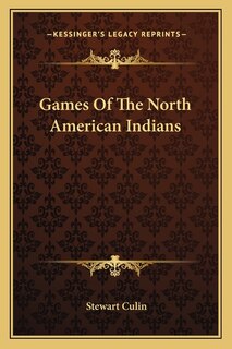 Front cover_Games Of The North American Indians