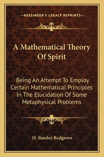 Couverture_A Mathematical Theory Of Spirit