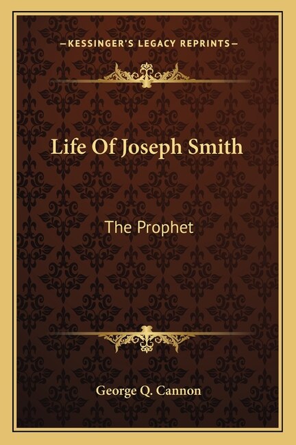 Couverture_Life Of Joseph Smith