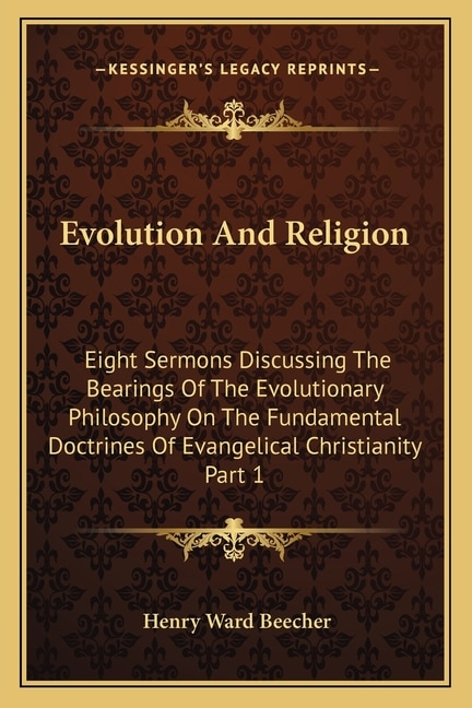 Front cover_Evolution And Religion