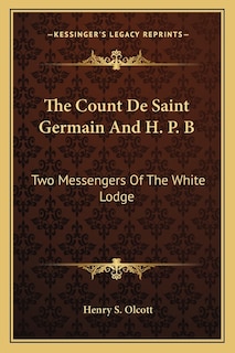 Front cover_The Count de Saint Germain and H. P. B