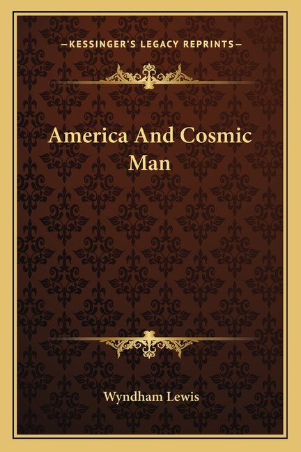 Front cover_America and Cosmic Man