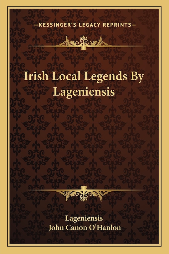 Couverture_Irish Local Legends by Lageniensis