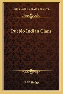 Front cover_Pueblo Indian Clans