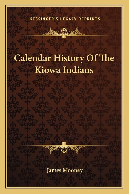 Front cover_Calendar History Of The Kiowa Indians