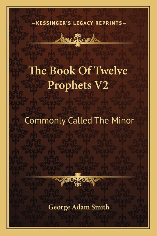 Front cover_The Book Of Twelve Prophets V2
