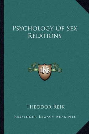 Psychology of Sex Relations