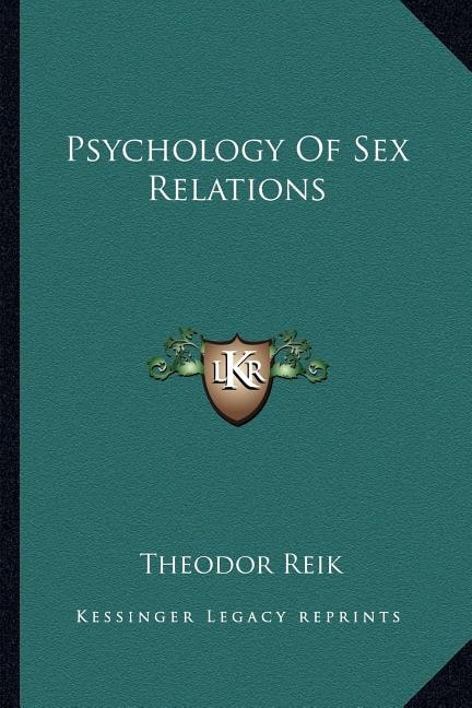 Couverture_Psychology of Sex Relations