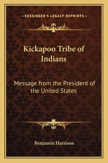 Front cover_Kickapoo Tribe of Indians