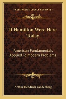 Front cover_If Hamilton Were Here Today