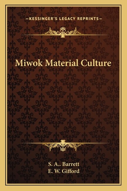 Couverture_Miwok Material Culture