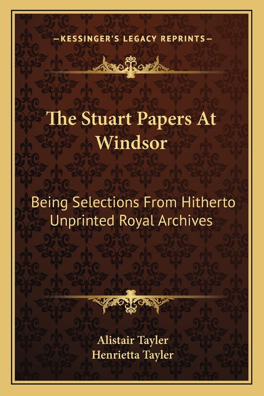 Couverture_The Stuart Papers At Windsor
