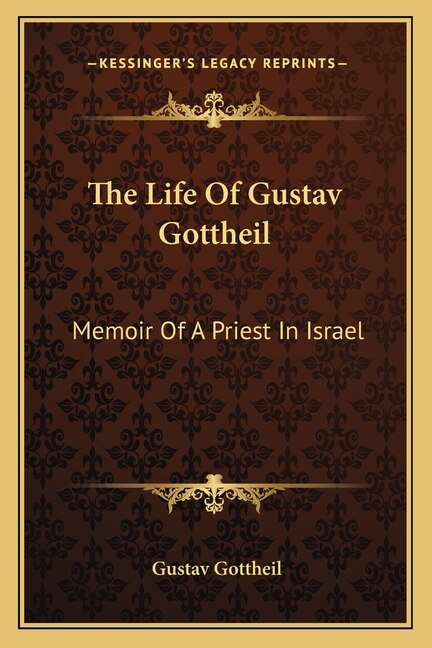 Couverture_The Life Of Gustav Gottheil