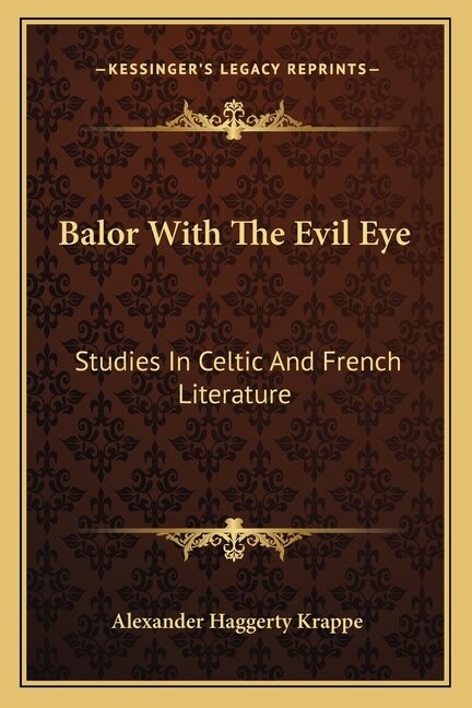 Front cover_Balor With The Evil Eye