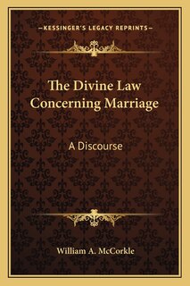 Front cover_The Divine Law Concerning Marriage