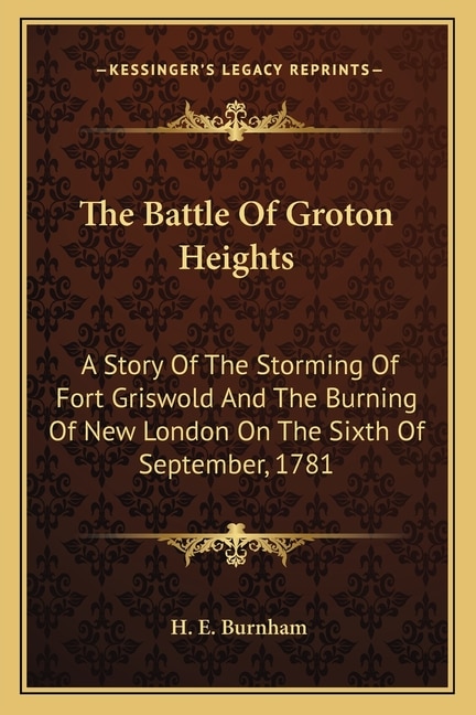 Front cover_The Battle Of Groton Heights