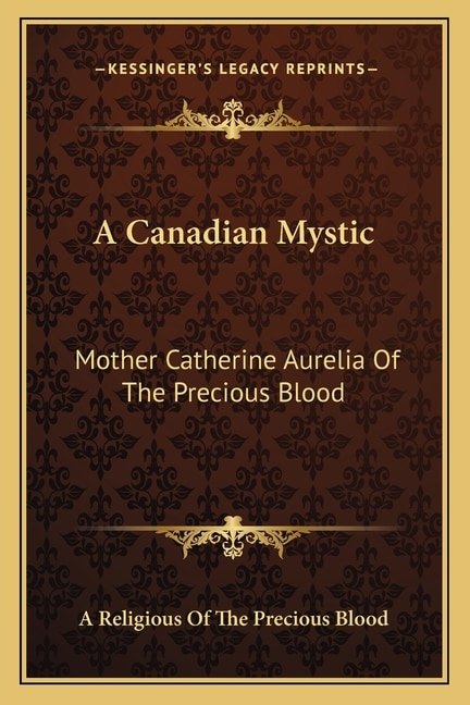Front cover_A Canadian Mystic