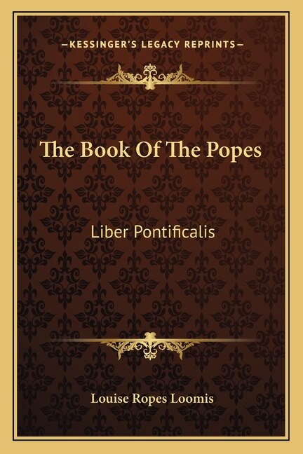 Front cover_The Book Of The Popes