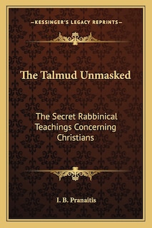 Front cover_The Talmud Unmasked