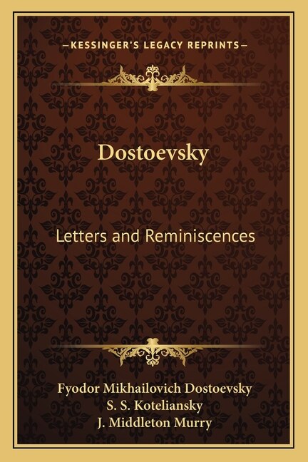 Front cover_Dostoevsky