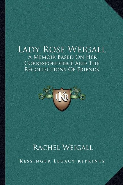 Front cover_Lady Rose Weigall