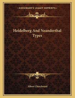 Couverture_Heidelberg And Neanderthal Types