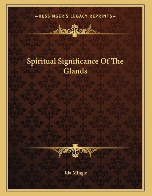 Couverture_Spiritual Significance Of The Glands