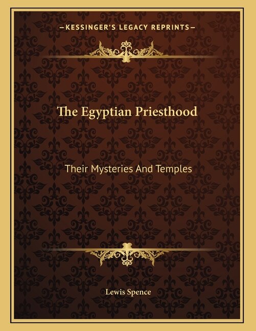 Front cover_The Egyptian Priesthood