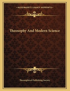 Front cover_Theosophy And Modern Science