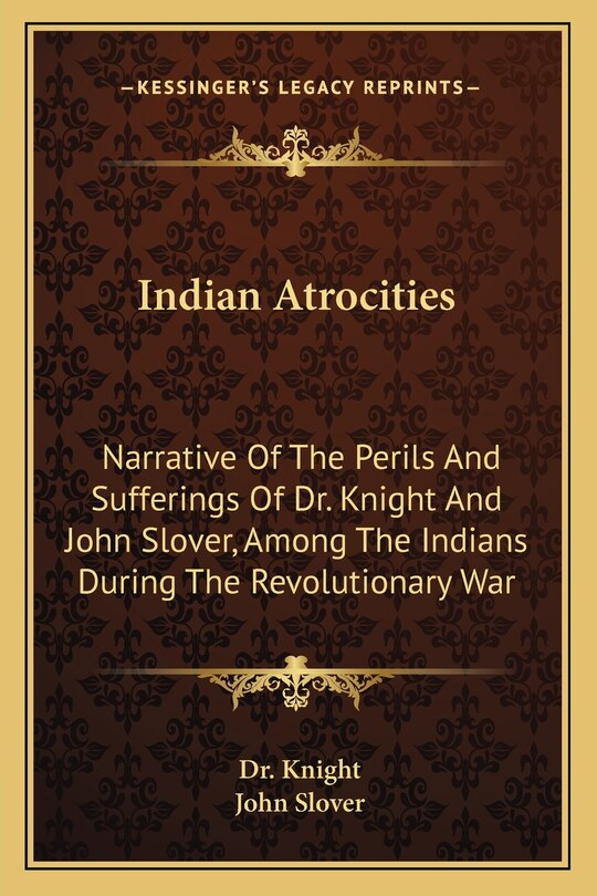 Front cover_Indian Atrocities