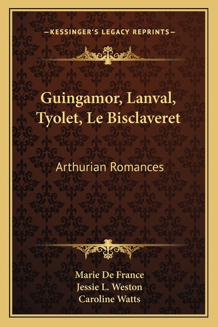 Couverture_Guingamor, Lanval, Tyolet, Le Bisclaveret