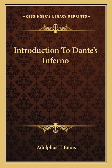 Front cover_Introduction To Dante's Inferno