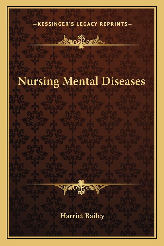 Front cover_Nursing Mental Diseases