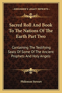 Couverture_Sacred Roll And Book To The Nations Of The Earth Part Two