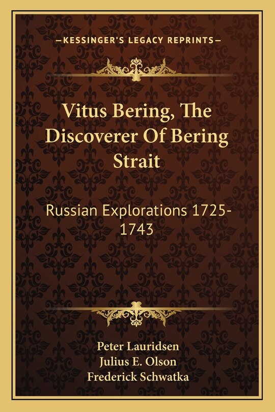 Front cover_Vitus Bering, the Discoverer of Bering Strait