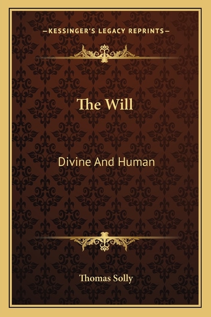 Front cover_The Will