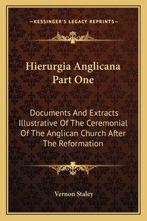 Couverture_Hierurgia Anglicana Part One