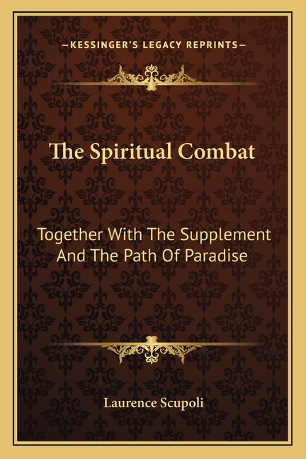 Front cover_The Spiritual Combat