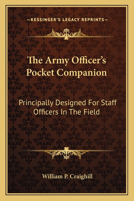 Front cover_The Army Officer's Pocket Companion