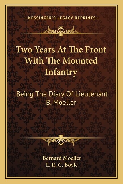 Front cover_Two Years At The Front With The Mounted Infantry
