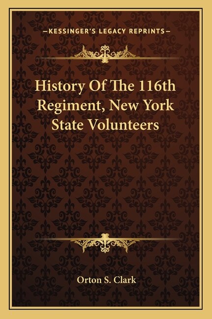 Couverture_History of the 116th Regiment, New York State Volunteers