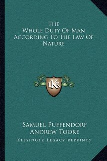 Front cover_The Whole Duty Of Man According To The Law Of Nature