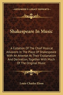 Front cover_Shakespeare In Music