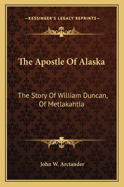 Front cover_The Apostle Of Alaska